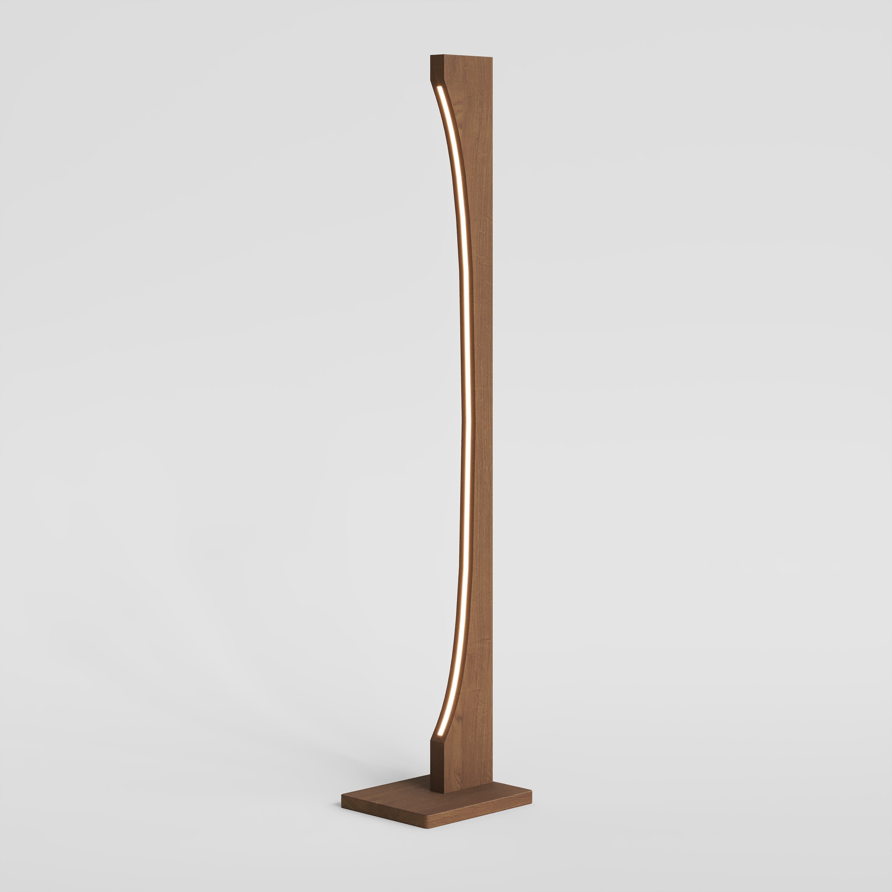 Floor Lamp Natural Oak
