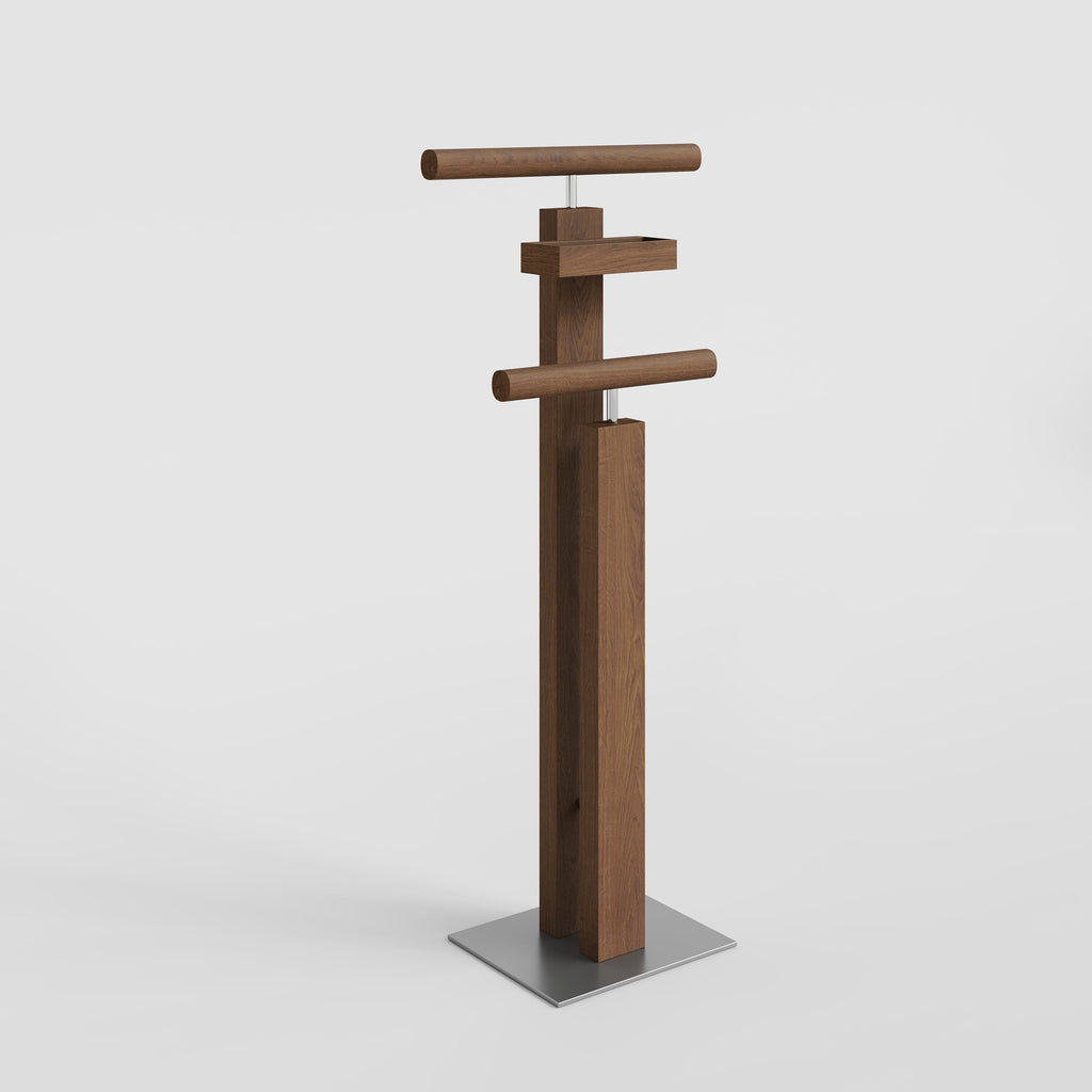 Valet Stand Whitened Oak