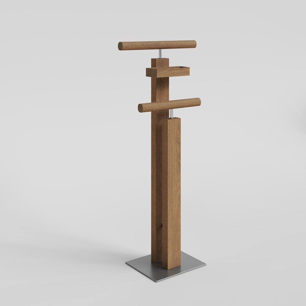 Valet Stand Whitened Oak