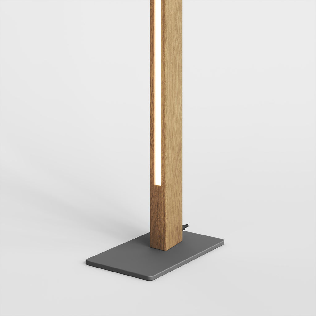 Bayamo Floor Lamp Natural Oak