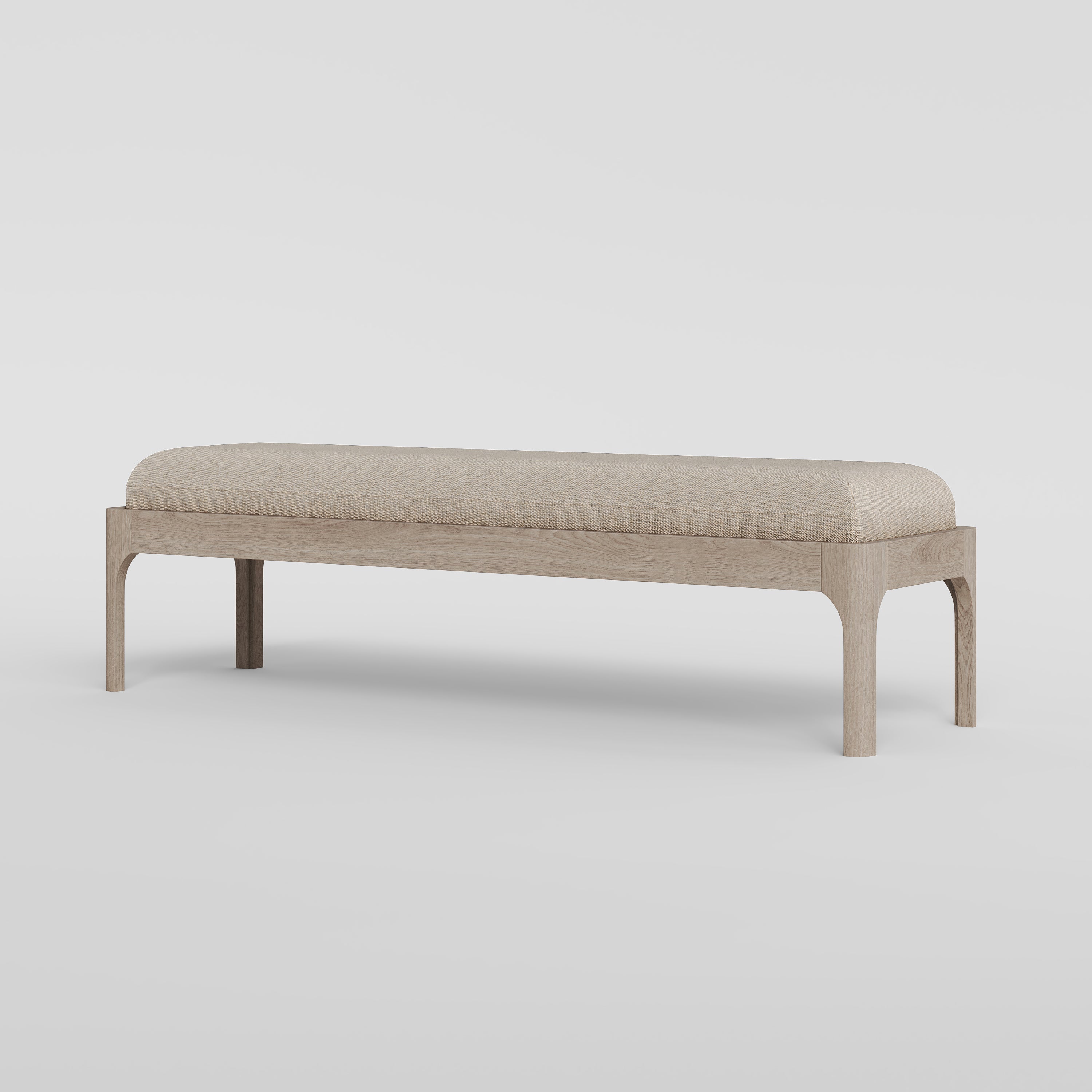 Bedroom Bench Natural Oak