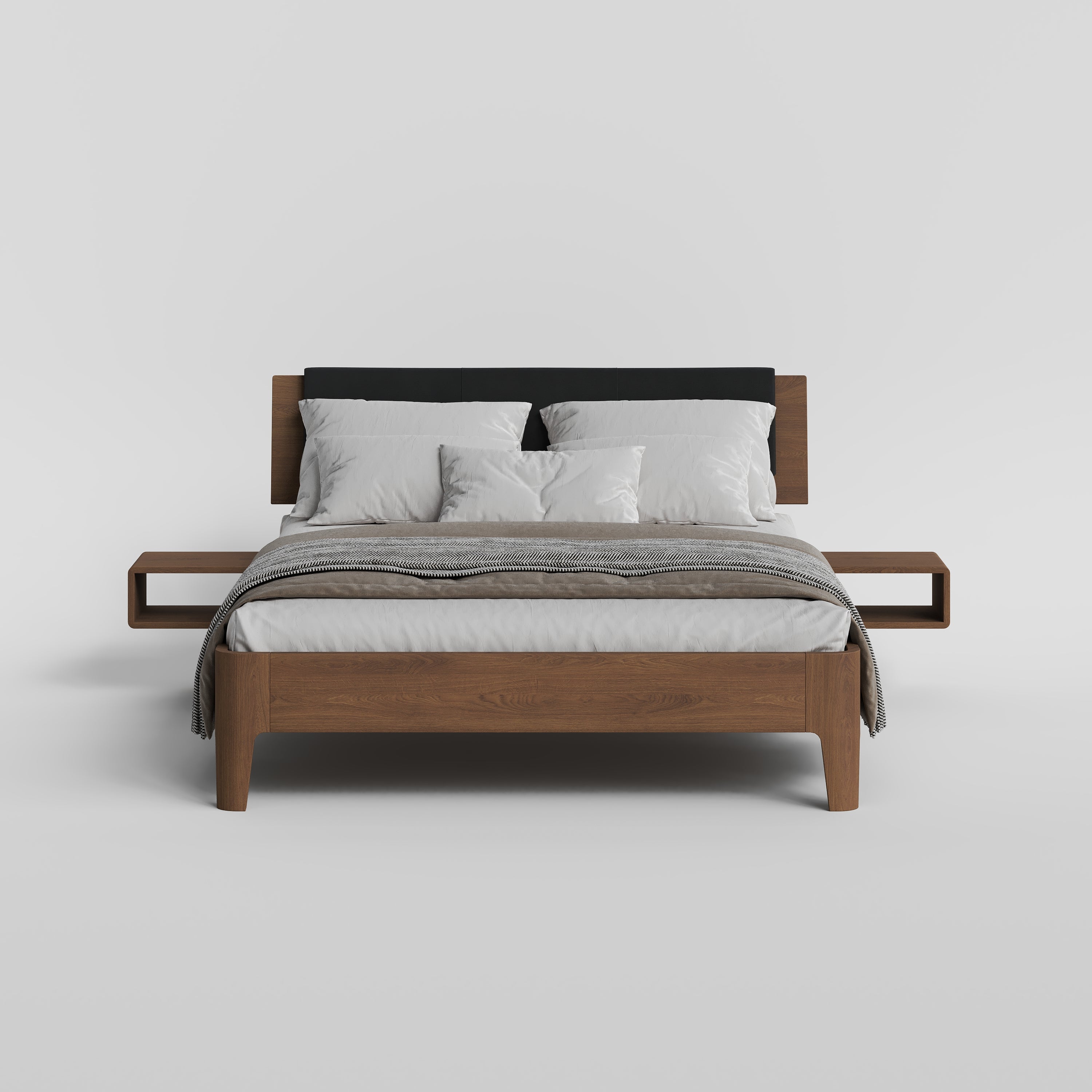 Lugo Modern Stained Brown Oak