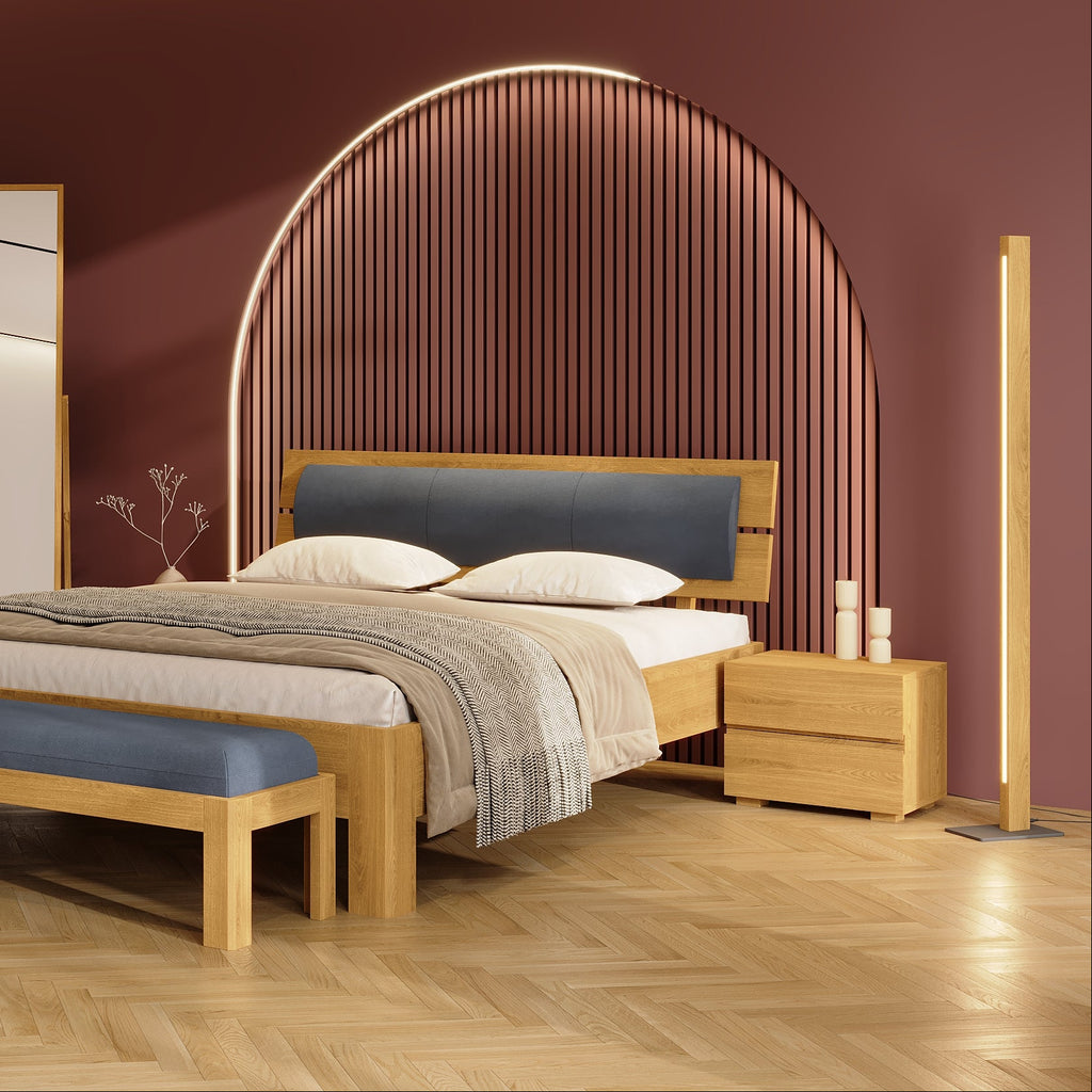 Bayamo Floor Lamp Natural Oak