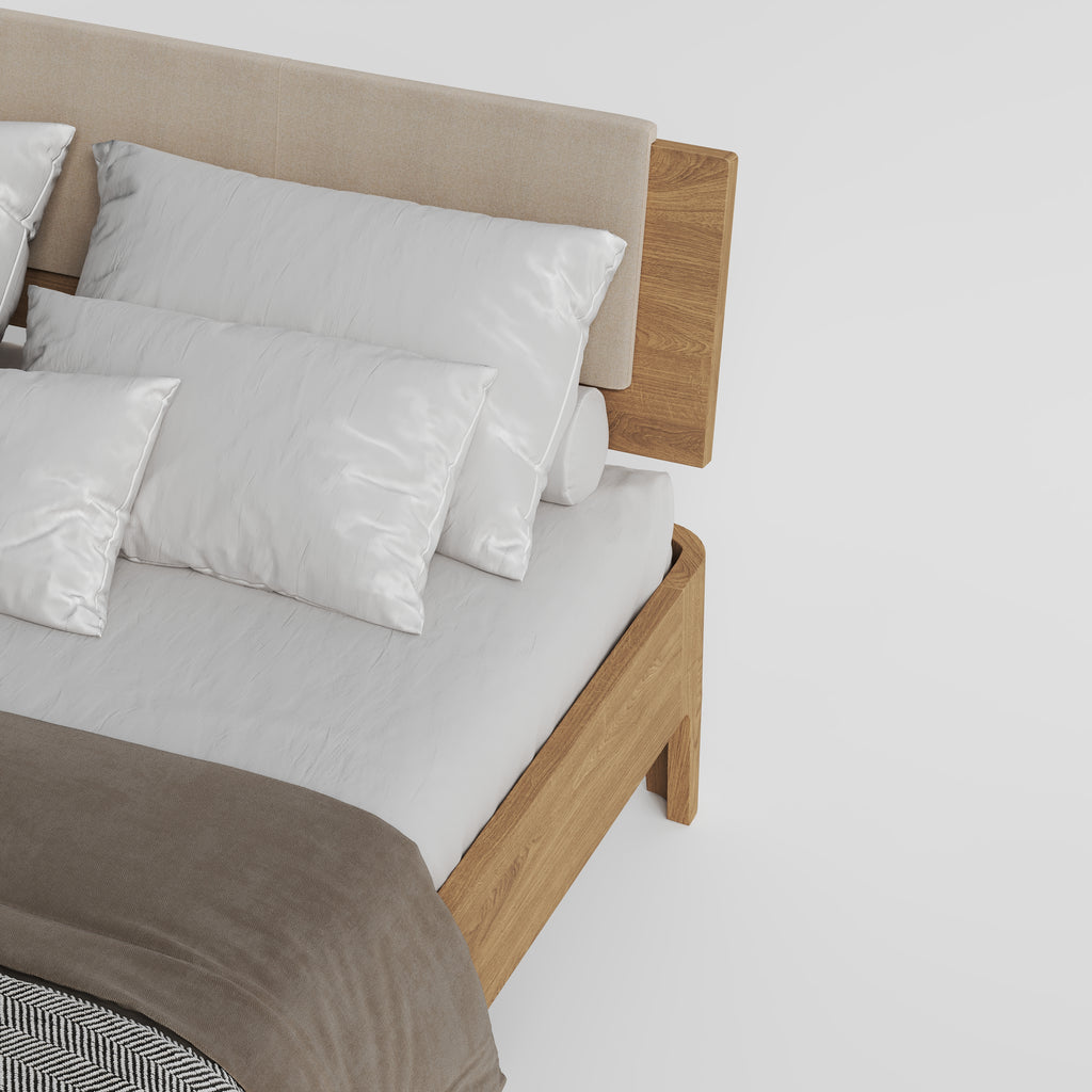 Lugo Soft Headboard Panel Graphite Black