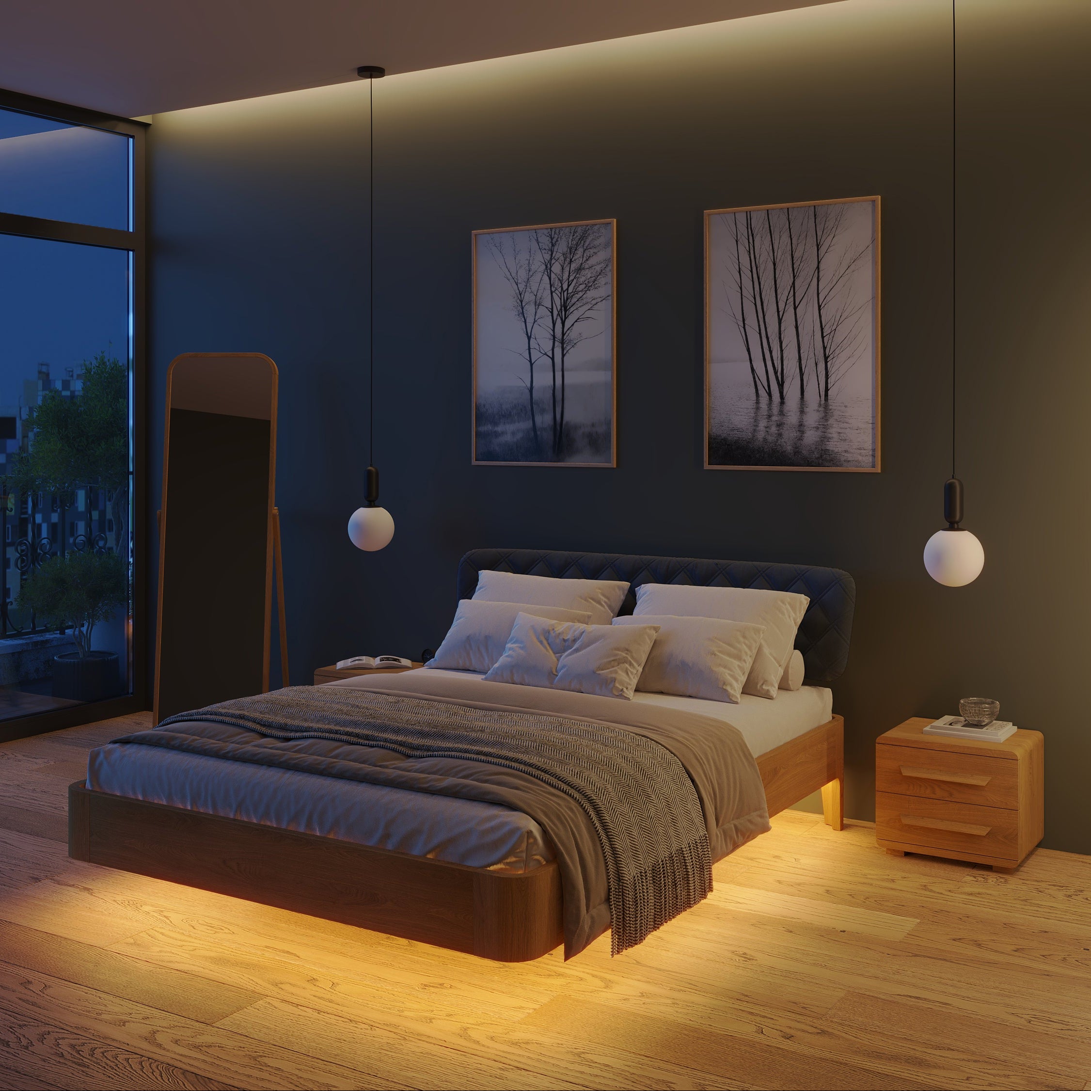 Butterfly Stained Brown Oak