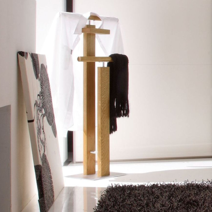 Valet Stand Whitened Oak