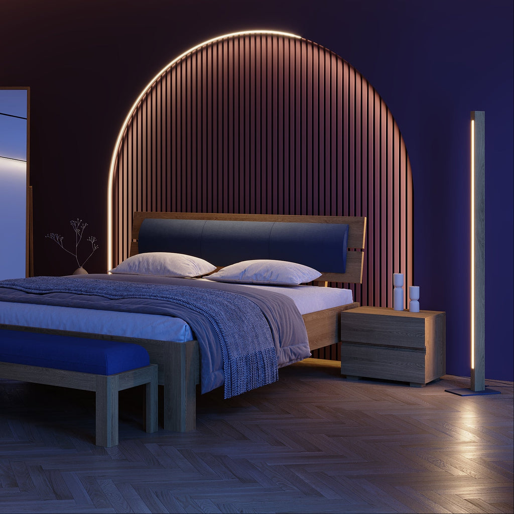 Bayamo Floor Lamp Natural Oak