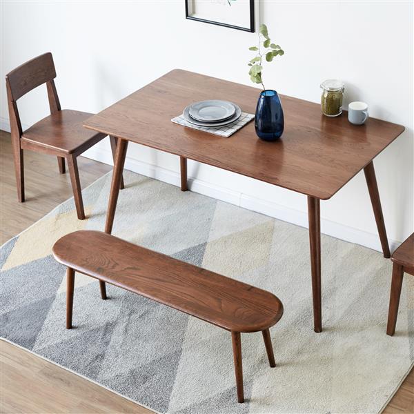 Velora Bench Stained Brown Oak