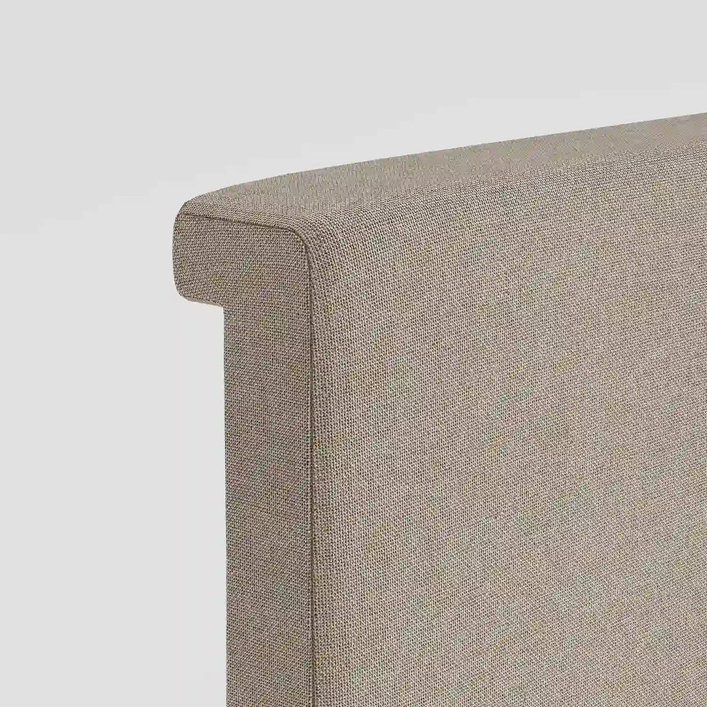 Lugo Soft Headboard Panel Graphite Black