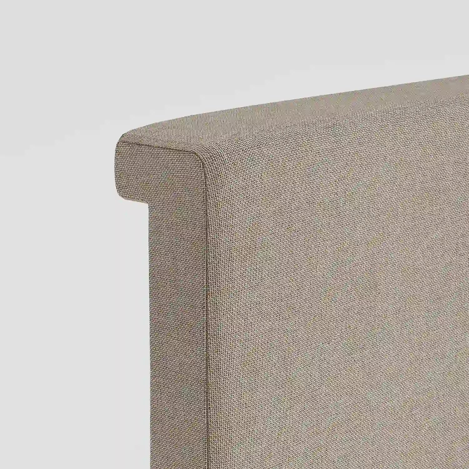 Lugo Soft Headboard Panel Graphite Black